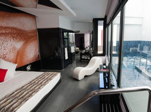 Foto de una habitación de Hotel Loob Madrid