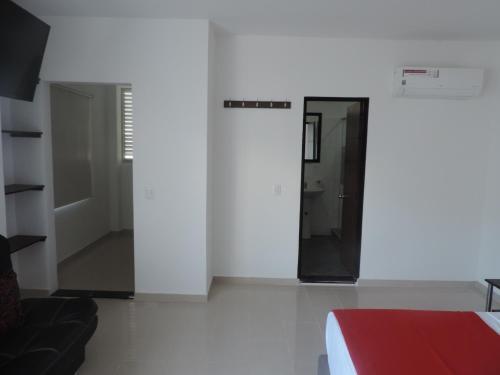 Foto de una habitación de hotel unico plaza