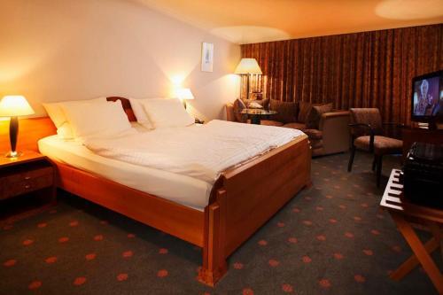 Foto de una habitación de Kurpark-Hotel