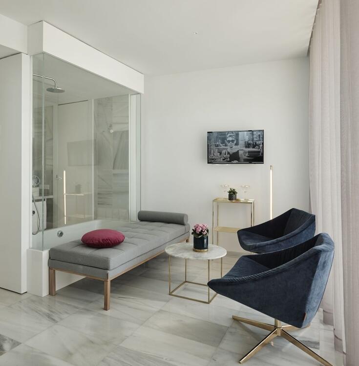 Foto de una habitación de Hotel Aromar
