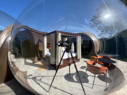 Foto de una habitación de Casa Rural Sierra Salvada Bubbles