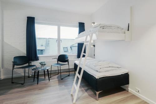 Foto de una habitación de Bankbox Hostel Aabybro