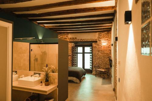 Foto de una habitación de Casa de los Mendoza - Casa Solariega en el casco histórico