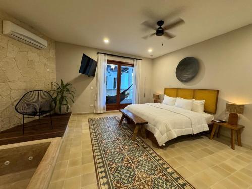Foto de una habitación de Los Frailes Concept Hotel