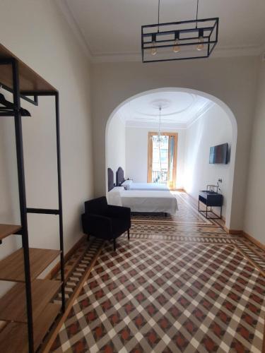 Foto de una habitación de Hostal Lausanne