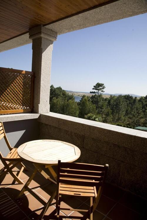 Foto de una habitación de Hotel Abeiras