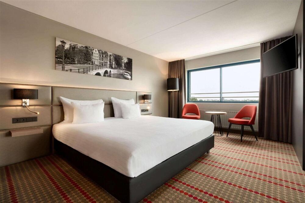 Foto de una habitación de Hotel Ramada by Wyndham Amsterdam Airport Schiphol