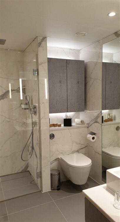 Foto del baño de Hotel Tower Suites by Blue Orchid