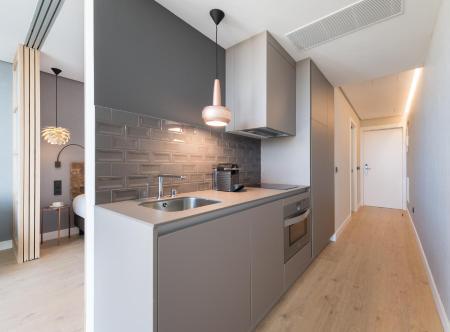 Foto de una habitación de Apartamentos La Marine