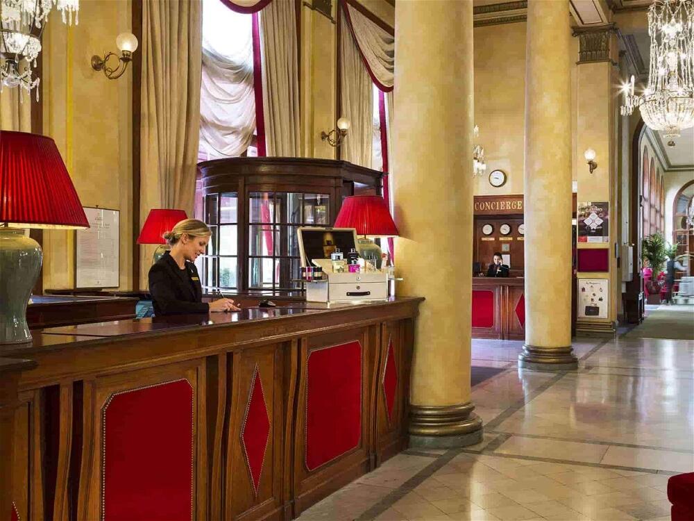 Foto de restauración de Hôtel Barrière Le Royal Deauville