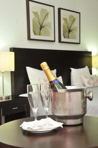 Foto de una habitación de Hotel Torre Praia