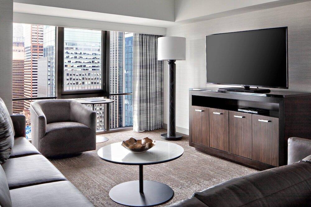Foto de una habitación de Hotel New York Marriott Marquis