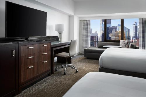 Foto de una habitación de Hotel New York Marriott Marquis