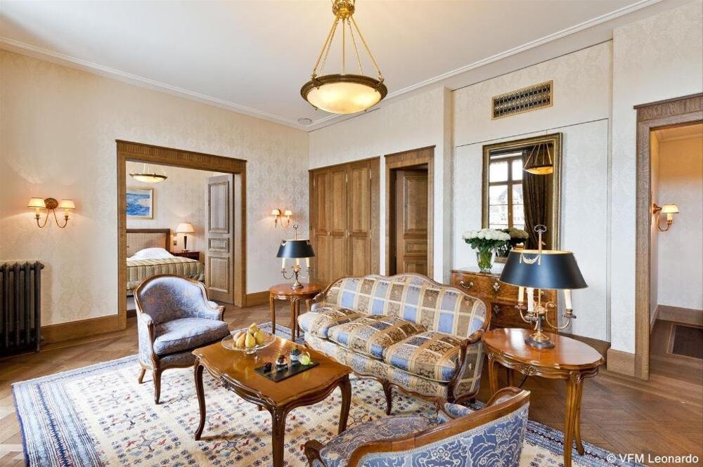 Foto de una habitación de Grand Hotel Les Trois Rois