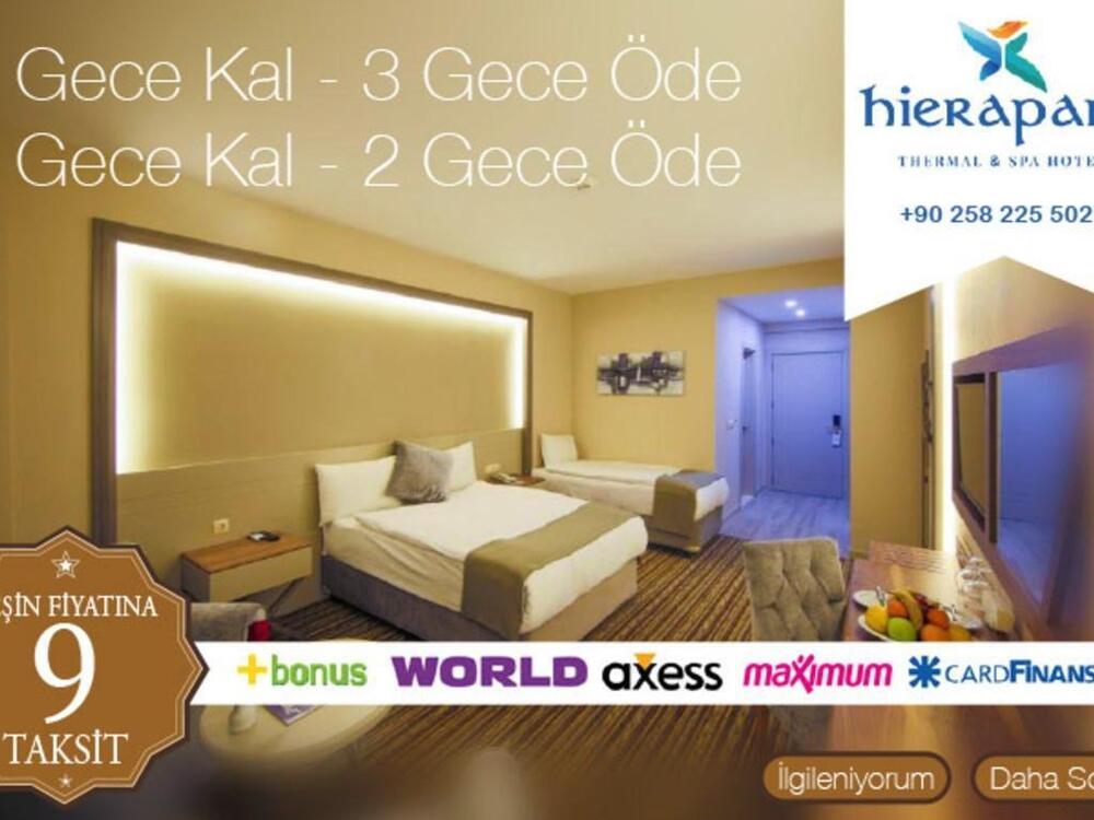 Foto de una habitación de Hierapark Thermal &amp;amp; SPA Hotel