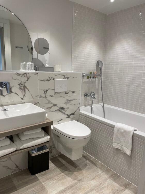 Foto del baño de Aparthotel Citadines Confluent Nantes