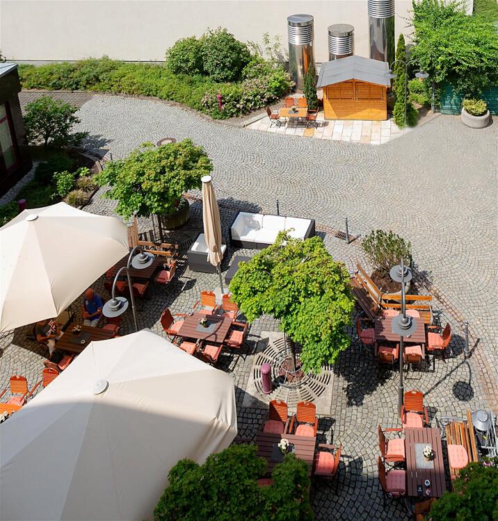 Foto de una habitación de Dorint Hotel Leipzig