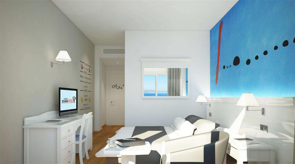 Foto de una habitación de Hotel Joan Miró Museum