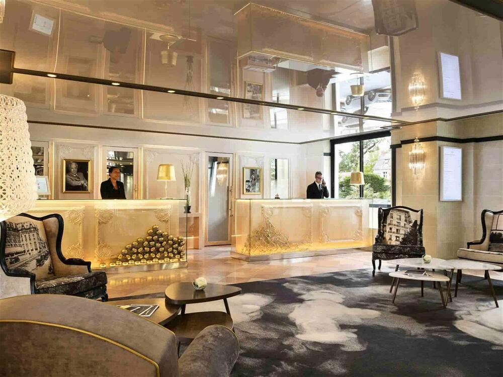 Foto de las zonas nobles de Hôtel Barrière L&amp;#039;Hermitage
