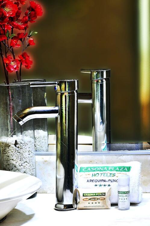 Foto del baño de Casona Plaza Hotel AQP