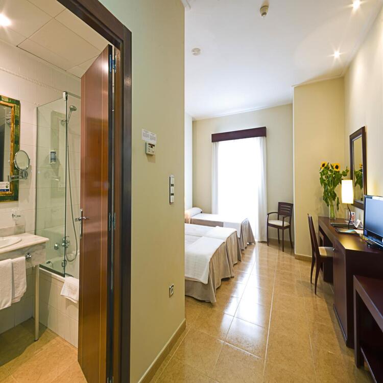 Foto de una habitación de Hotel Traíña