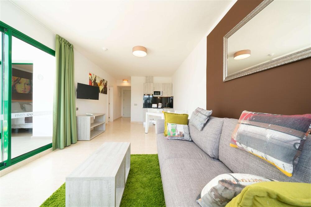 Foto de una habitación de Apartamentos Galeon Playa