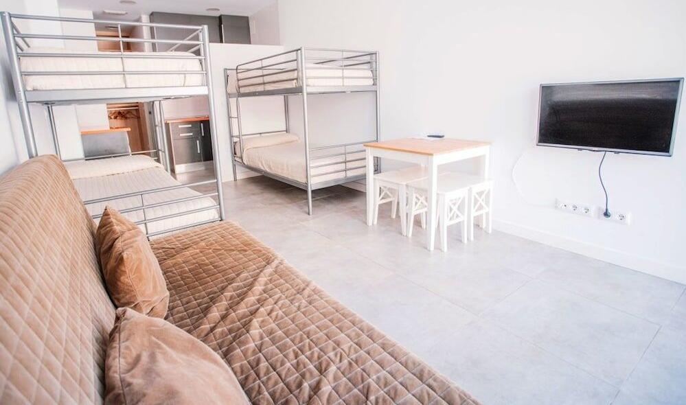Foto de una habitación de Apartamentos Surfing San Vicente