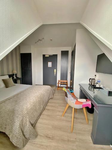 Foto de una habitación de Grand Hôtel du Luxembourg &amp;amp; Spa