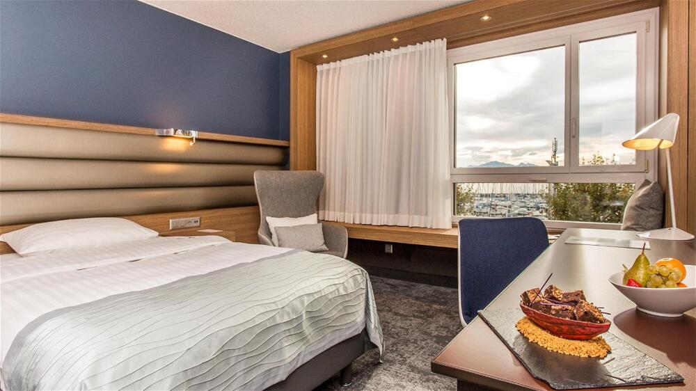 Foto de una habitación de Mövenpick Hotel Lausanne