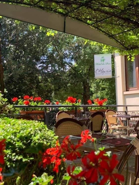 Foto de una habitación de Hôtel Du Parc &amp;amp; Spa et Wellness
