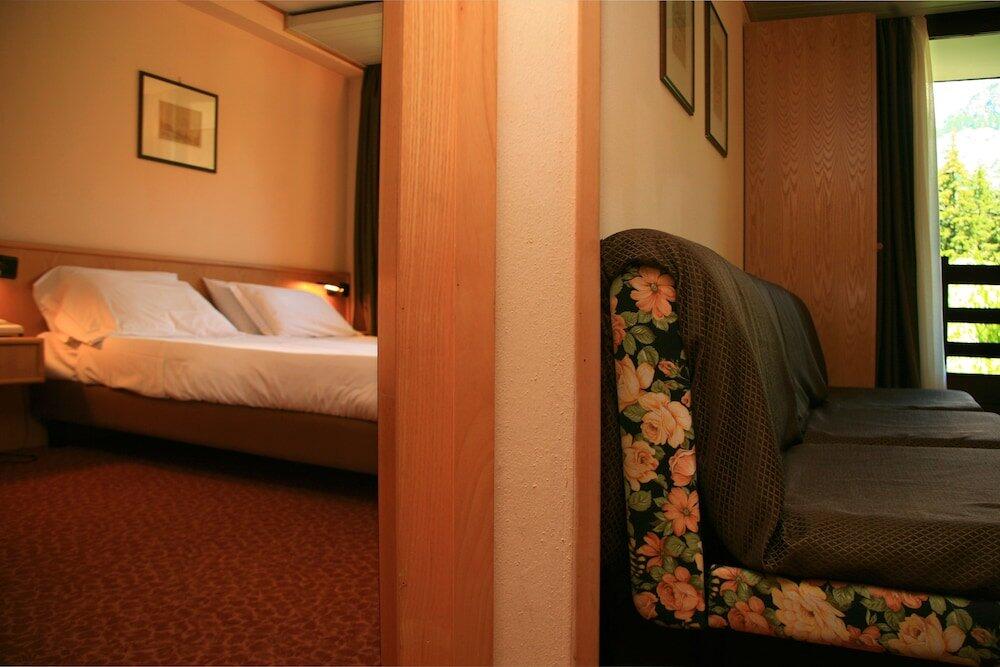 Foto de una habitación de Hotel Les Jumeaux Courmayeur