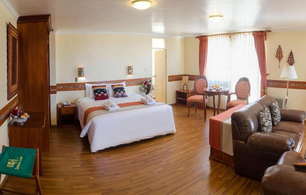 Foto de una habitación de Taypikala Hotel Lago
