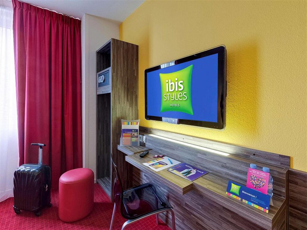 Foto de una habitación de Hotel ibis Styles Rennes Centre Gare Nord