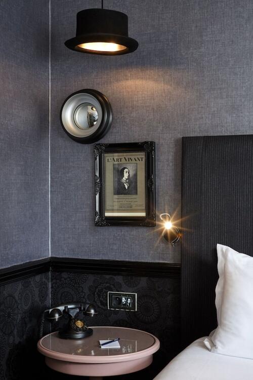 Foto de una habitación de Les Plumes Hotel