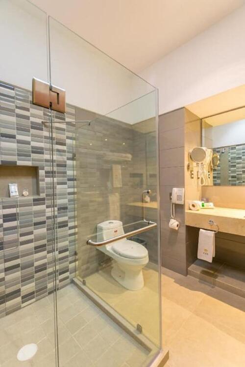Foto del baño de Hotel Ecce Inn &amp;amp; Spa