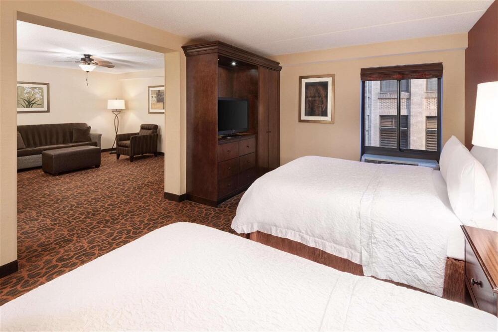 Foto de una habitación de Hotel Hampton Inn Cleveland-Downtown