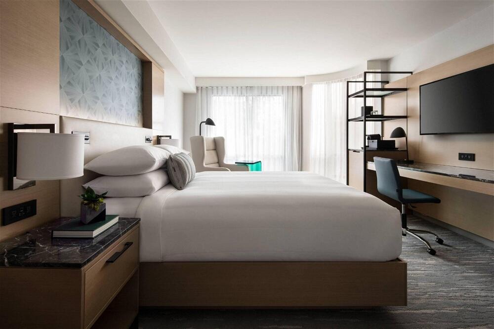 Foto de una habitación de Vancouver Airport Marriott Hotel