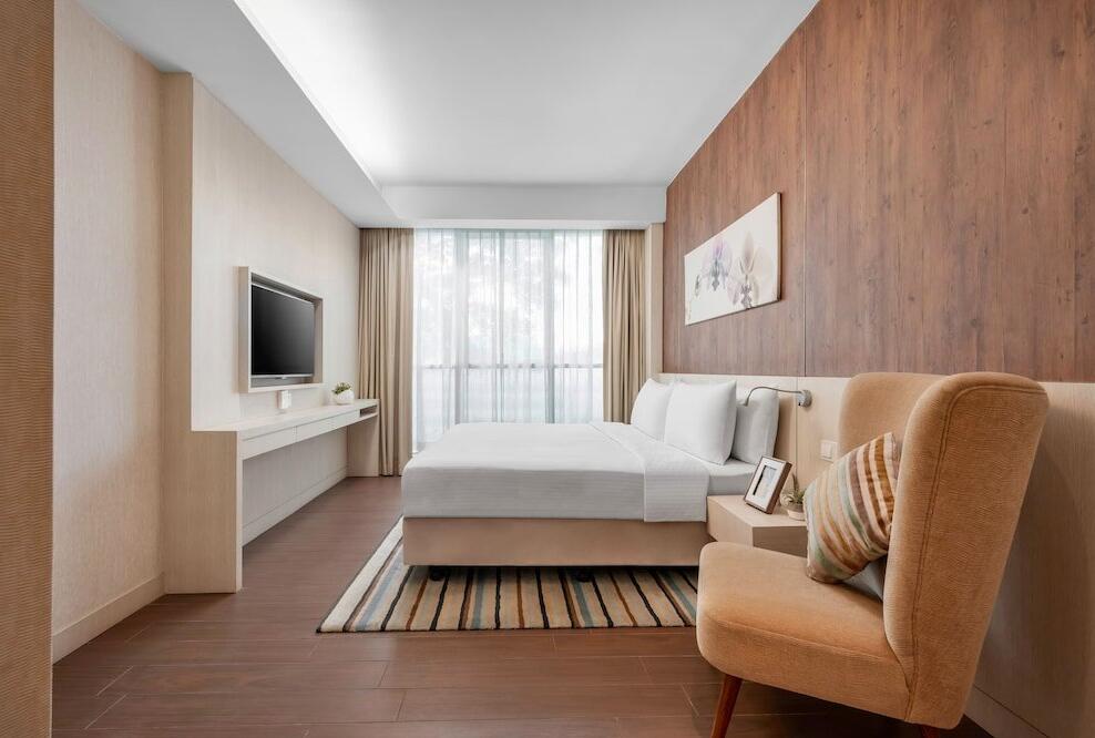 Foto de una habitación de Hotel Oasia Suites Kuala Lumpur by Far East Hospitality
