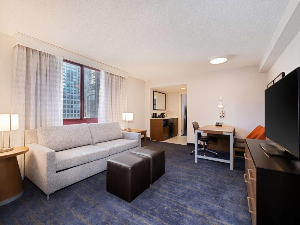 Foto de una habitación de Hotel Embassy Suites Chicago - Downtown River North