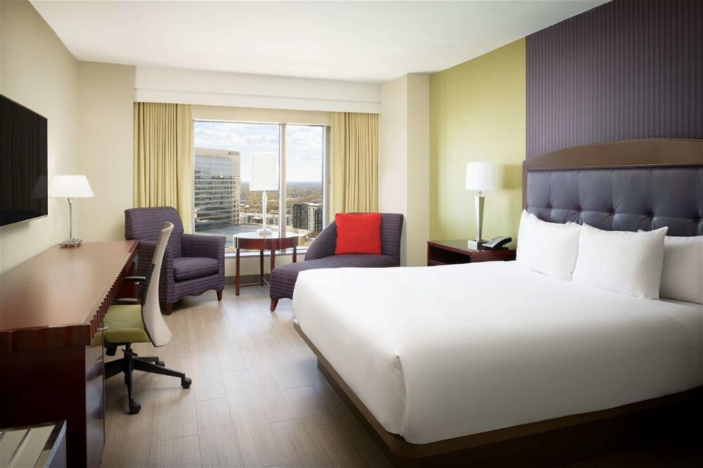 Foto de una habitación de Hotel Hilton Charlotte Uptown