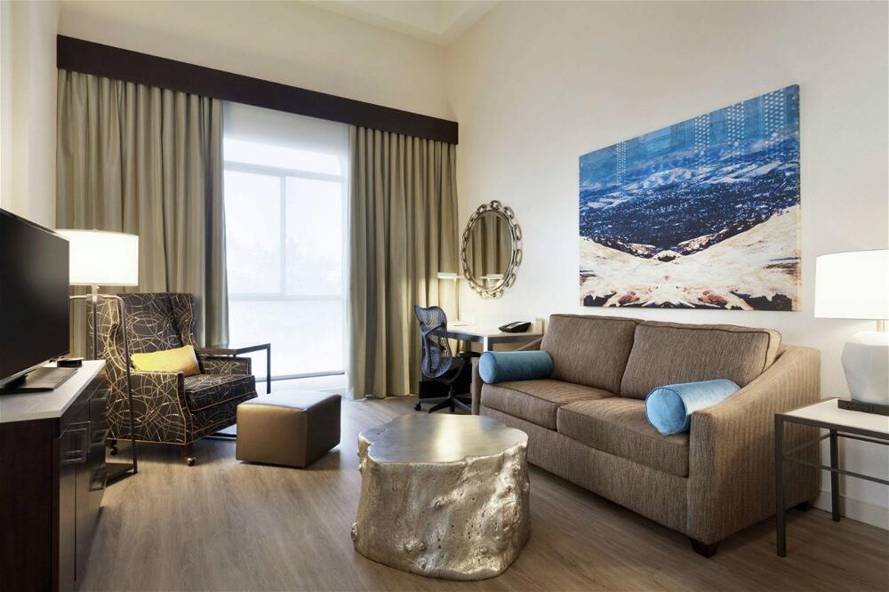 Foto de una habitación de Hotel Hilton Garden Inn Cupertino