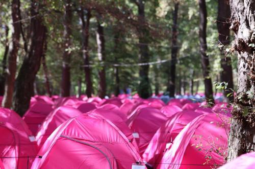 tarpaulin tent Hike Crew Waterproof Gazebo Rain Shelter Tarp Compatible with 6-Sided Pop-Up Tent with 6.5ft Panels main image 1