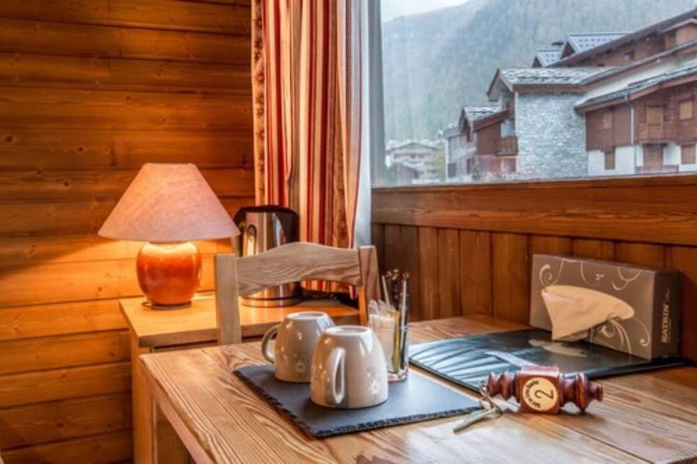 Foto de una habitación de Hotel Les Crêtes Blanches