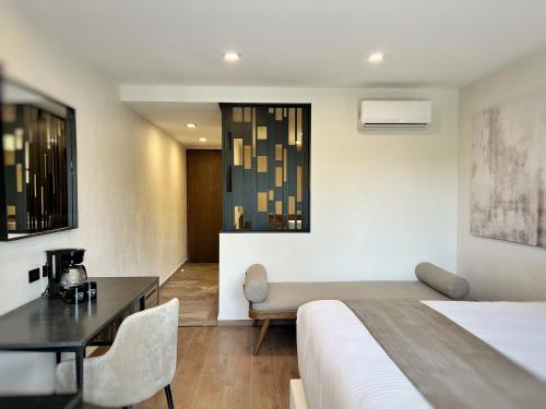Foto de una habitación de Hotel Mesón del Valle