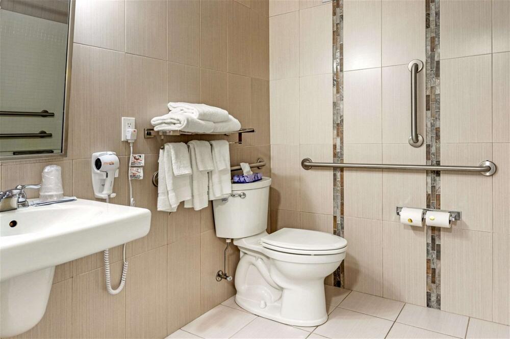 Foto del baño de Hotel Econo Lodge Hicksville