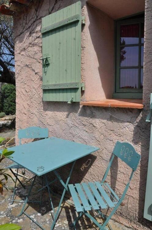 Foto de una habitación de Hotel La Cigalière