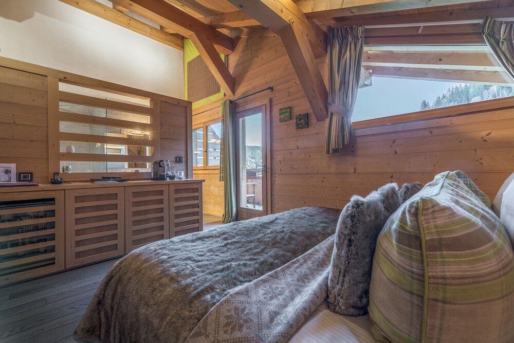 Foto de una habitación de Hotel Flocons De Sel