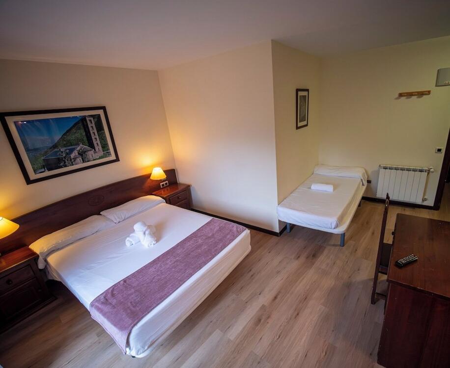 Foto de una habitación de Hotel Romànic