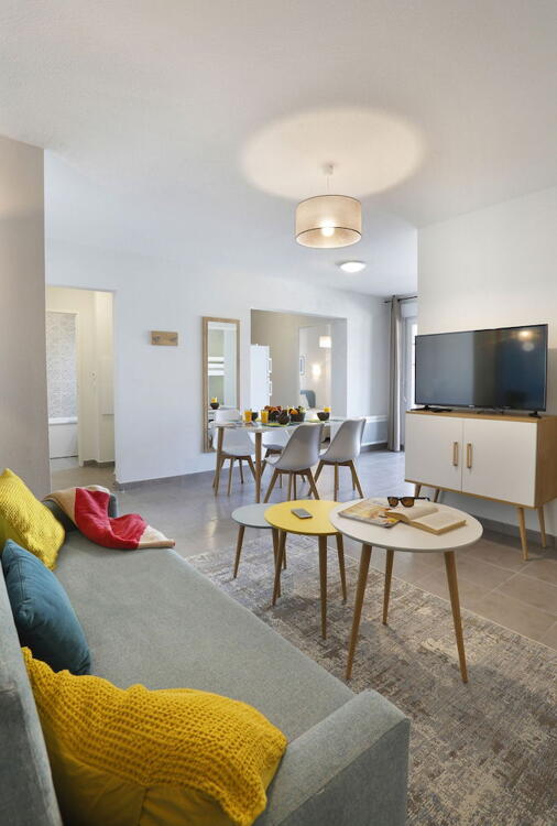 Foto de una habitación de Résidence Néméa Le Cap Azur