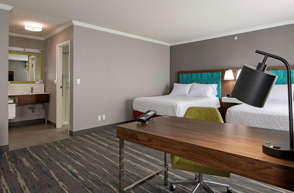 Foto de una habitación de Hotel Hampton Inn by Hilton Kamloops